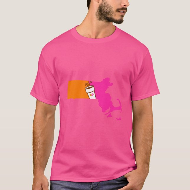 Camiseta Café activo de Massachusetts (Anverso)