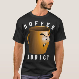 Camiseta Café Addict Cute Big Caffeine Amantes Regalo