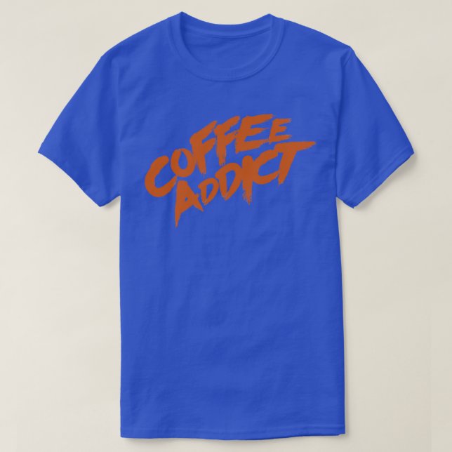 Camiseta Café Adicto 3 (Diseño del anverso)