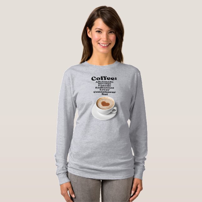Camiseta Café: Aficionado Devotee El Amor Fanático (Anverso completo)