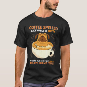 Camiseta Café al Revés Eeffoc Pug