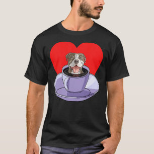Camiseta Café americano de Pit Bull Terrier