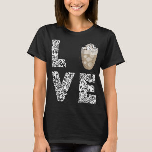 Camiseta Café Amor Café Helado Café Espuma Leche Cappucccin
