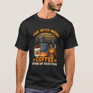 Camiseta Café antes de cualquier hocus Pocus Halloween Swea