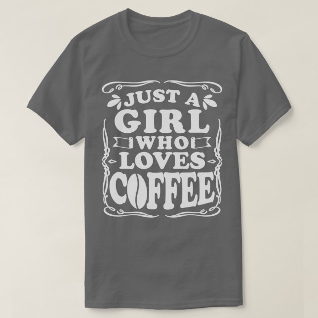 Camiseta Café apreciado por los amantes de la cafeína 14 (Diseño del anverso)