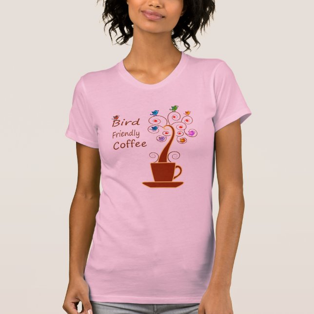 Camiseta Café apto para aves (Anverso)