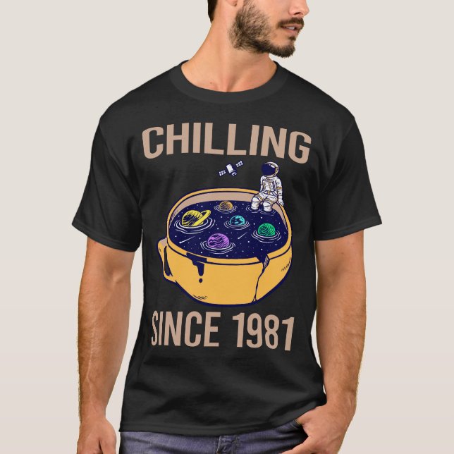 Camiseta Café Astronauta - Increíble desde 1981 (Anverso)