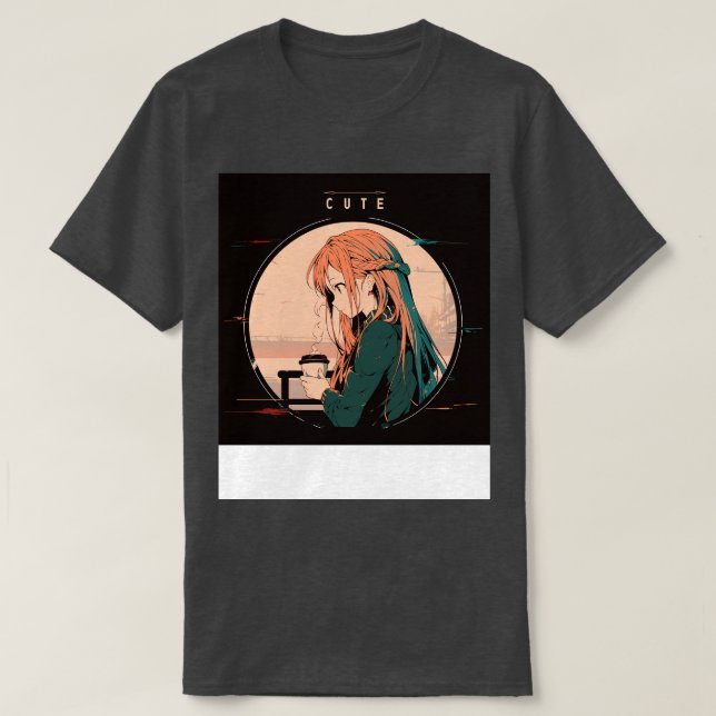 Camiseta café asuna (Diseño del anverso)