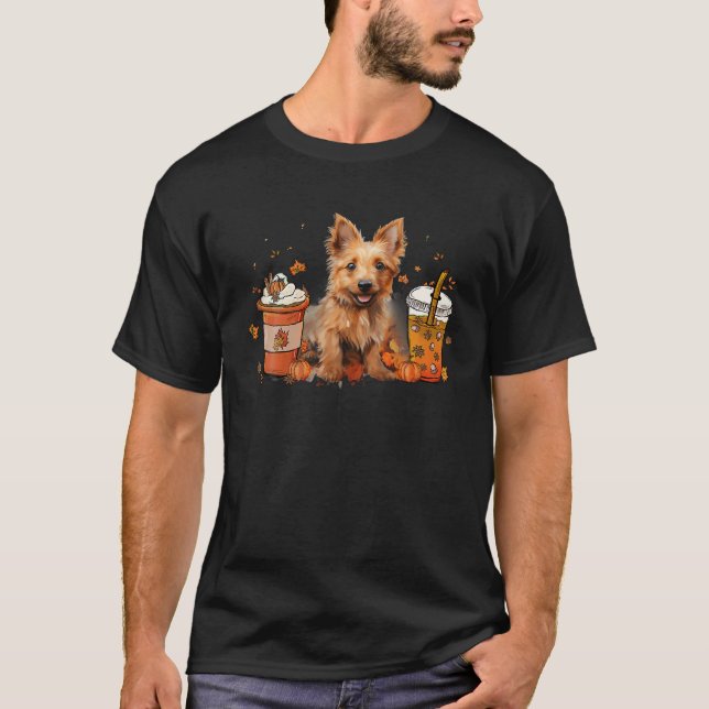Camiseta Café australiano de café cálido y acogedor otoño (Anverso)