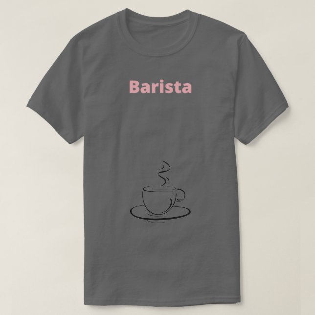 Camiseta Café Barista 1 (Diseño del anverso)