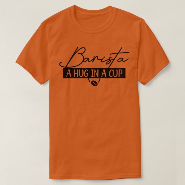 Camiseta Café Barista 12 (Diseño del anverso)
