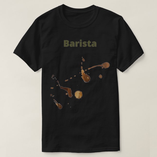 Camiseta Café Barista 24 (Diseño del anverso)