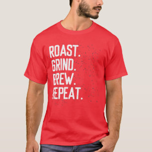 Camiseta café barista asado