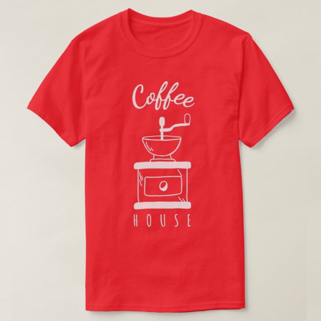 Camiseta Café Barista Café 2 (Diseño del anverso)