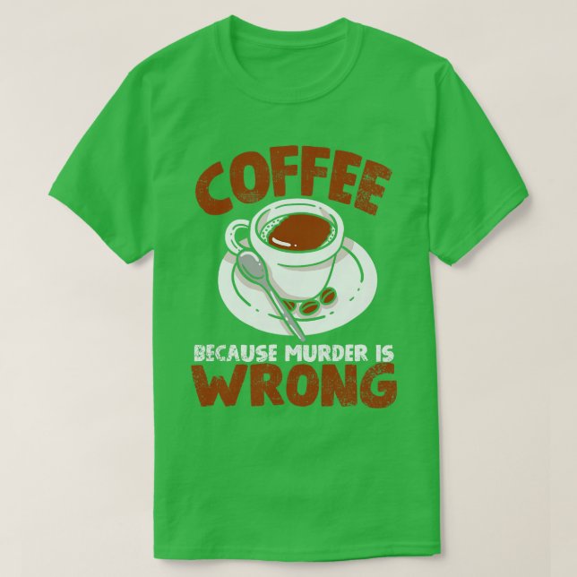 Camiseta Café Barista Café Drinker (Diseño del anverso)