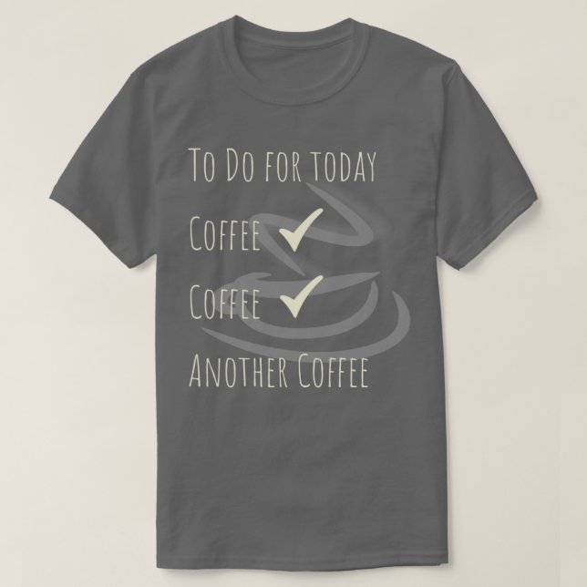 Camiseta Café Barista Cafetero Cafetero Cafetero Para Hacer (Diseño del anverso)