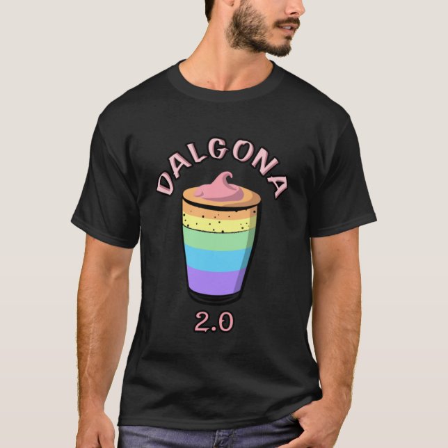 Camiseta Café Bean Barista Bebe Hombres Mujer Niño Dalgona (Anverso)