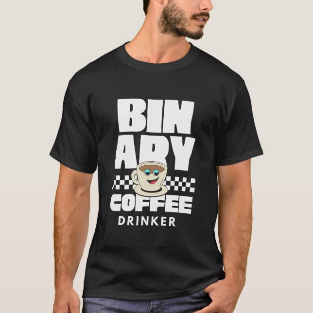 Camiseta Café binario  (Anverso)