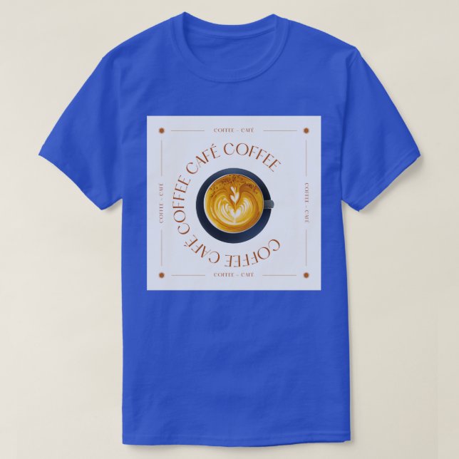 Camiseta Café Caf (Diseño del anverso)