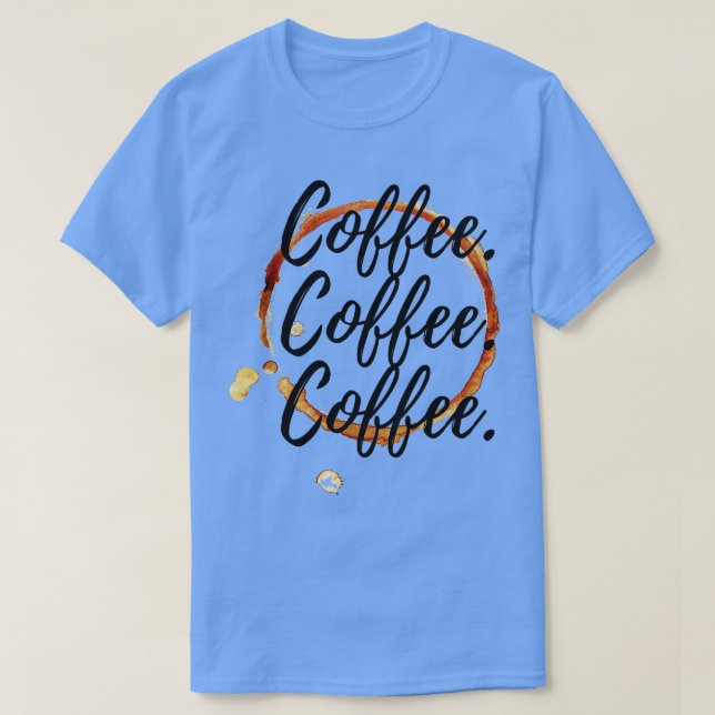 Camiseta Café café Café (Diseño del anverso)