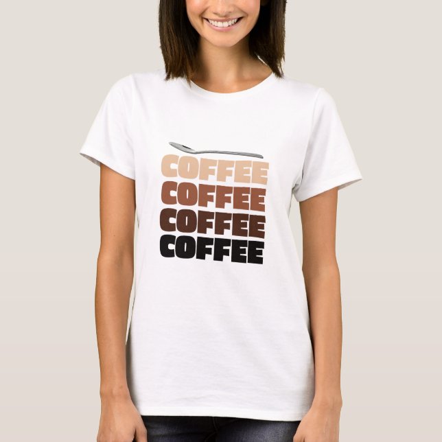 Camiseta Café café Café (Anverso)