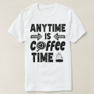 Camiseta Café Café Caffeine Lover Guay Presente