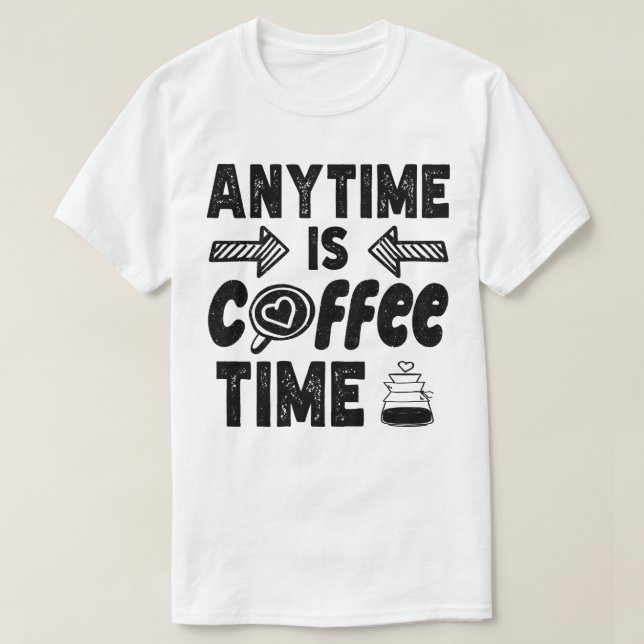 Camiseta Café Café Caffeine Lover Guay Presente (Diseño del anverso)