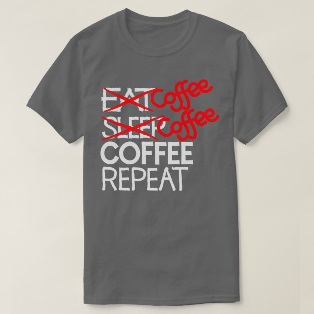 Camiseta Café café repite 2 (Diseño del anverso)