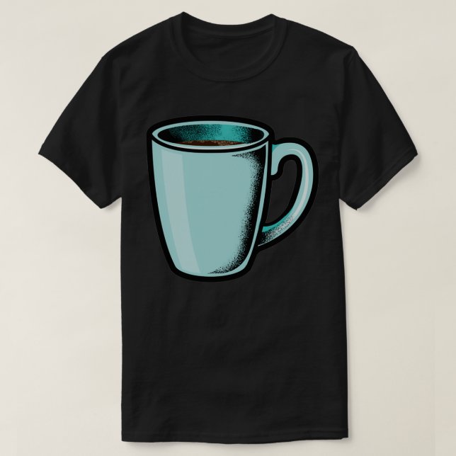 Camiseta Café Cafeína Caf Espresso Cappuccino 17 (Diseño del anverso)