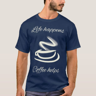 Camiseta Café Cafetería Barista Regalo Ayuda a Cita