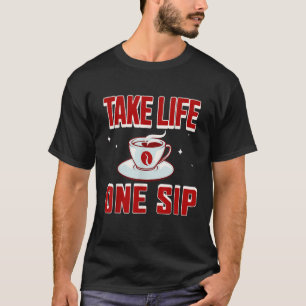 Camiseta Café Cafetería Tea Brew Amantes Café Espresso