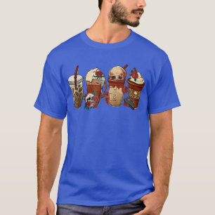 Camiseta Café Caído Halloween Calabaza Spice Latte Bebe Cu