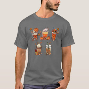Camiseta Café Calabaza Spice Junkie Latte Café de otoño Lo