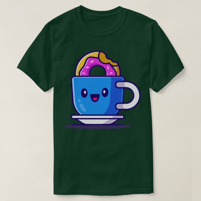 Camiseta Café Caliente Con Personalizado De Onudos (Diseño del anverso)