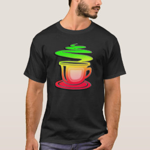 Camiseta Café caliente liso
