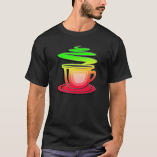 Camiseta Café caliente liso