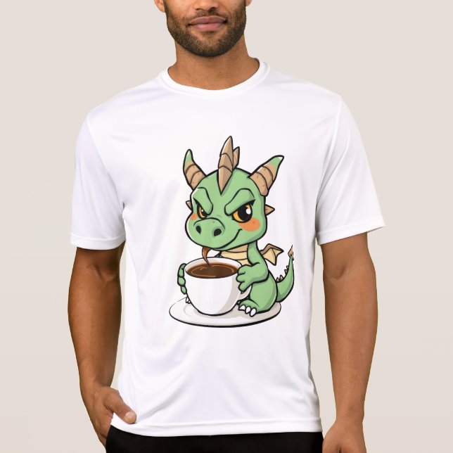 Camiseta Café, caos y dracentabilidad (Anverso)