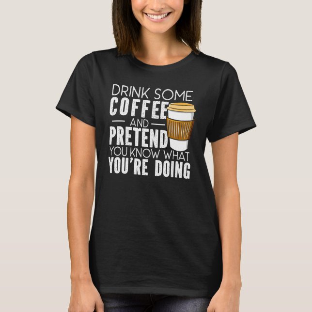 Camiseta Café Cappuccino Espresso Bebida de café (Anverso)