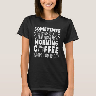 Camiseta Café Cappucino Drinker Caffeine