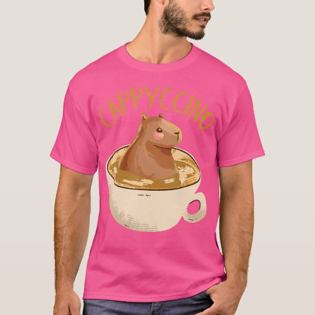 Camiseta Café Cappyccino Capybara (Anverso)