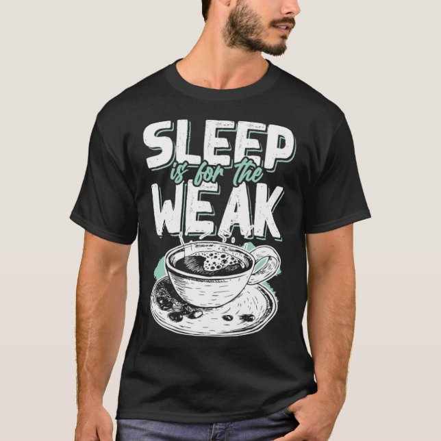 Camiseta café capuchino cafeína (Anverso)