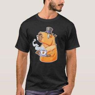Camiseta Café Capybara - Guiso de cerdo guineano de Mascota