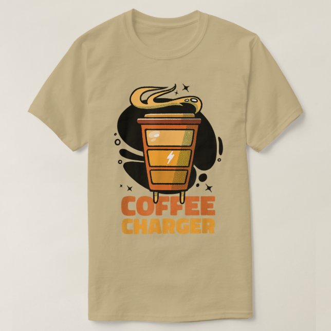 Camiseta Café Charger Café Mug Café (Diseño del anverso)