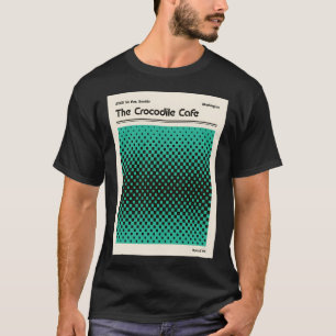 Camiseta Café Cocodrilo Arte Retro