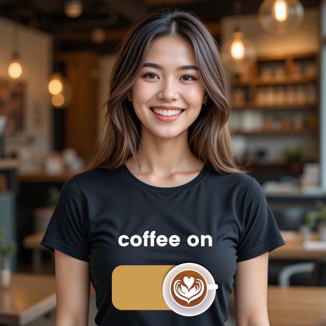 Camiseta Café Con Comida Divertida (Subido por el creador)