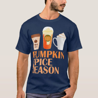 Camiseta Café con especias de calabaza en otoño último café