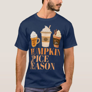 Camiseta Café con especias de calabaza en otoño último café