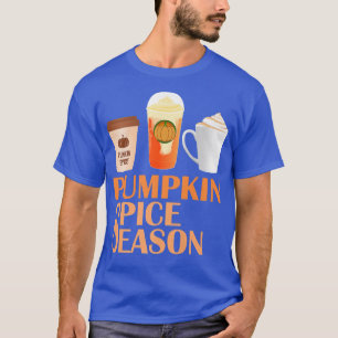Camiseta Café con especias de calabaza en otoño último café