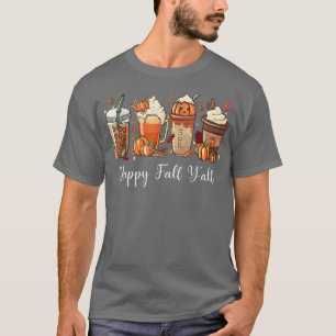 Camiseta Café con especias de calabaza lata otoño feliz oto