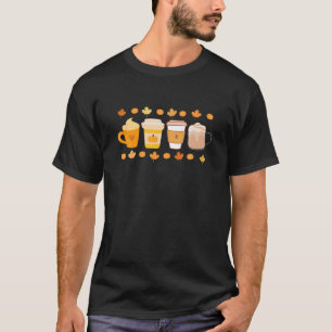 Camiseta Café con especias de calabaza, temporada de calaba